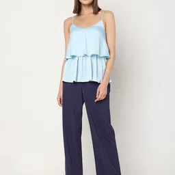 Vero Moda Shoulder Straps Layered Styled Back Top image 2