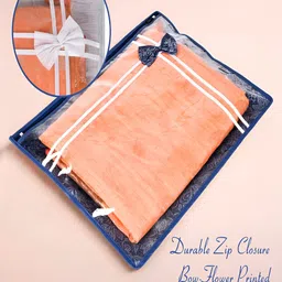 Kuber Industries Navy Blue & White 24Pcs  Reusable Drawer Organiser Organisers image 3