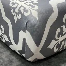 ohello Grey 10 Pieces Self Design Sofa Cover image 5