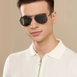 John Jacobs Men Aviator Sunglasses with Polarised and UV Protected Lens 147416-picture-11