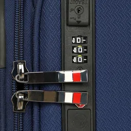 Tommy Hilfiger Blue Large Trolley Bag-151 L image 5