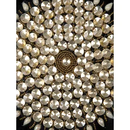 TANLOOMS Black & Gold-Toned Set of 5 Embellished Velvet Square Cushion Covers image 4