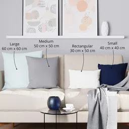 Encasa Homes Green & Yellow Set of 5 Square Cushion Covers image 4