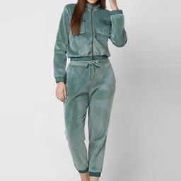 SPYKAR Mock Collar Cotton Bomber Jacket image 5