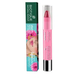 BIOTIQUE NATURAL MAKEUP Set of 2 Starlit Moisturising Lip Color-Crimson Pop & Rose Nectar image 3