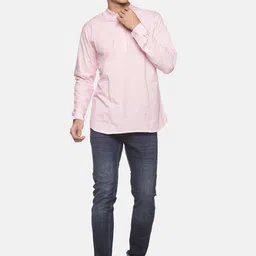 Sethukrishna Men Pink Cotton Kurta image 5