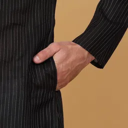 KRAFT INDIA Striped Thread Work Pure Cotton Straigth Kurta image 5