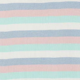 R&B Girls Striped Round Neck Cotton Top image 5