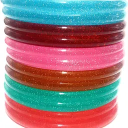 kb corner Plastic Bangle Set-picture-23