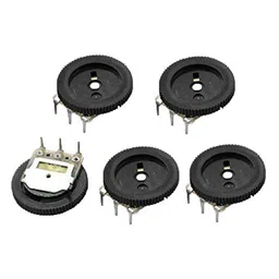 CentIoT - B503 16 x 1mm Gear Potentiometer Single Pot Dial Volume Switch 3PIN 50K - (5PCS) image 1