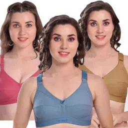x-well Pack of 3 Women Everyday Non Padded Bra-picture-22