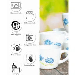 cello Opalware Tea/Coffee Cup Medium (Set of 6pcs) image 4