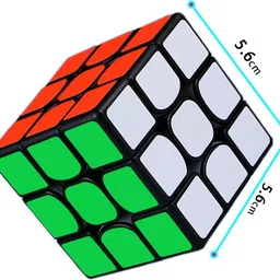 d eternal Cube 3x3 Cube High Speed Magic Cubic Puzzle Game Toy 3 by 3 with Free Cube Stand image 4
