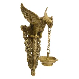 ecraftindia Bird Gold Brass Idol image 3
