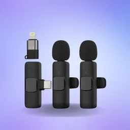 guggu K9 Dual Wireless Mic WithCollar Microphone for YouTube &Live Voice RecordingF355 Microphone-picture-18