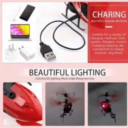 loftnsoft Gravity sensor RC Helicopter with Safety Sensor and 3D Light - Pack of 1 image 4