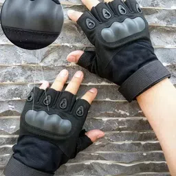 buyfeb Half Finger Hand Gloves for Bike Riding, Sports, Cycling, Travelling, Camping Gym & Fitness Gloves-picture-17