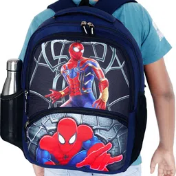 zerus Medium 21 L Backpack Spiderman Print Kids Backpack School Bag for Nursery to 3rd Class Boys Girls image 5