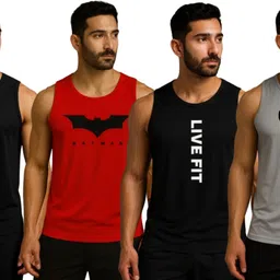 elite elegance apparel Pack of 4 Men's Vest Men Vest-picture-13