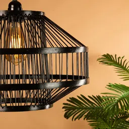 decomia Hanging Lampshades Decorative Roof Wall Light Lamp shades for Home(D40 X H25 CM) Hanging Lights (Pendant Lights) Lamp Shade image 3