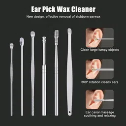 cpg traders 6 Pcs Ear Pick with a Storage Box Earwax Removal Kit image 4