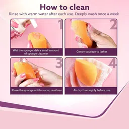 CHANDERKASH Set Of 2 Dab & Blend Beauty Makeup Sponge image 2