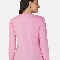 CHOZI Pack Of 2 Graphic Printed Round Neck Cotton T-shirt image 2