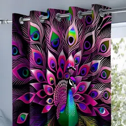 rootscurtains 152.4 cm (5 ft) Window Polycotton Room Darkening Curtain Single Curtain image 5