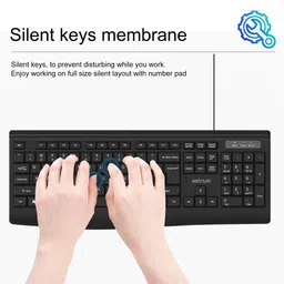 ASTRUM Wireless Keyboard + Mouse Deskset - KW270 Wireless Standard Multi-device Keyboard Compatible with Desktop, Laptop, Mac image 5