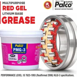 pl super palco PMG-3 Multipurpose Red Gel Grease 500g NLGI-3 Rust Resistance for Long Lasting Protection Bearing Chassis Grease for Car Bike Chain Lubrication Water Resistant Grease image 4