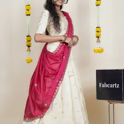 sonu creation Embroidered Semi Stitched Lehenga Choli image 4