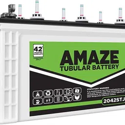 amaze 2042STJ+AN 1075+ Pure Sine Wave Tubular Inverter Battery image 2