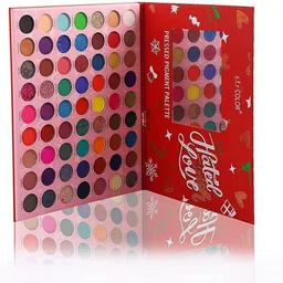 nuary 63 Long Wear Pressed Pigment Eyeshadow Palette - Glitter,Shimmer & Matte Shades image 5