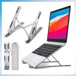 Miniaura Adjustable Laptop Stand Ergonomic Portable Tablet Stand Foldable_F10 Adjustable Laptop Stand Ergonomic Portable Tablet Stand Foldable_F13 Aluminium Desk Stand Rotatable Laptop Stand with Adjustable Height Compatible with Universal Laptops-picture-46