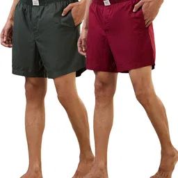 sleepz by raymond Pack of 2 Solid Men Boxer-picture-46