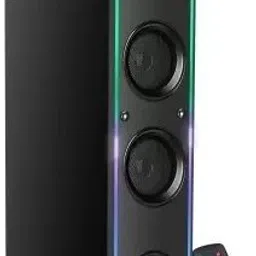 Qcluellu 214 =FG TOWER SPEAKER DJ Sound Stereo bass Built-in FM 80 W Bluetooth Tower Speaker image 1