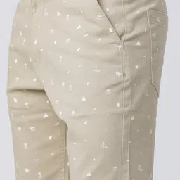 highlander Printed Men Beige Chino Shorts image 4