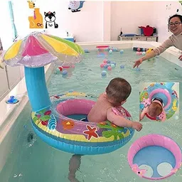 keetoz Inflatable Baby Water PVC Seat Pool Accessory, Swimming Safety Tube(Multicolor) Inflatable Pool Accessory image 5