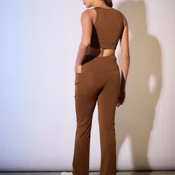 color capital Solid Women Brown Tights image 2