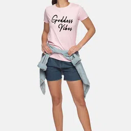 Trends Tower Typography Printed Round Neck Bio Wash Pure Cotton T-shirt image 4