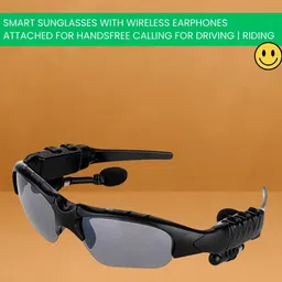 YAROH Bluetooth Sunglasses With Wireless Earphones Attached & Stereo Sound FeatureT242-picture-28