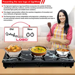 sigri-wala Surya Primecook Automatic Design Roy Glass Automatic Gas Stove image 5
