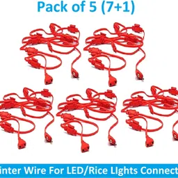 1 LEDs 1 m Orange Steady String Rice Lights-image-26
