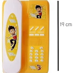 janmesh enterprises Cartoon Calling Telephone Musical Toy for Baby Toddler Kids image 4
