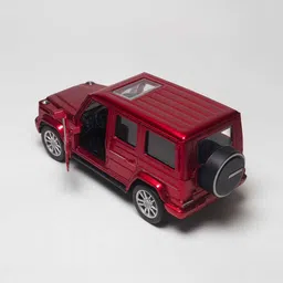 joynest G-Wagon Die-Cast Metal Car 1:36 | DOOR OPEN |Pull Back Action |Metal| RED image 3
