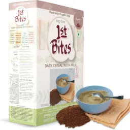1st bites Baby Food (6-24 Months) Stage-1, 100% Organic Ragi|Infant| Cereal image 2