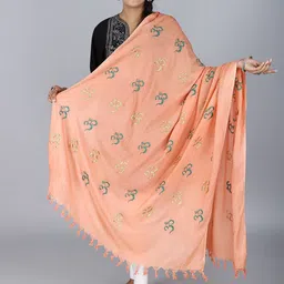 Exotic India Women Ethnic Motifs Embroidered Shawl image 3