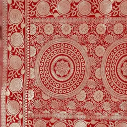 Leelavati Ethnic Motifs Woven Design Zari Pure Silk Kanjeevaram Saree image 5