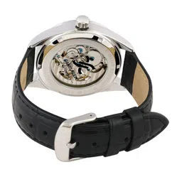 Daniel Klein Men Skeleton Dial & Leather Straps Analogue Watch DK 1 13440-1 image 4