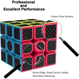 authfort Speed Cube Set, Puzzle Cube Bundle 3x3 Pyraminx Silver 3x3 Mirror Megaminx Magic Cube image 3